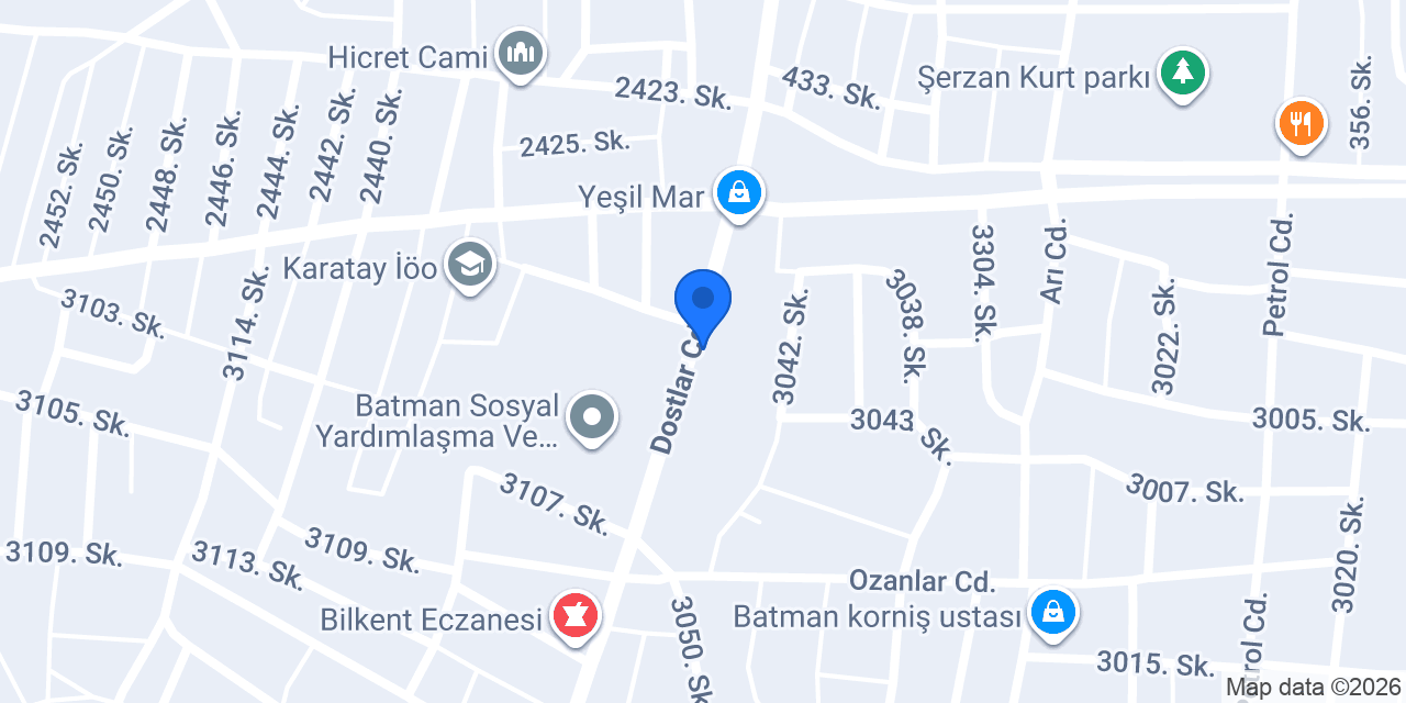 semiramis bayan kuaför konumu