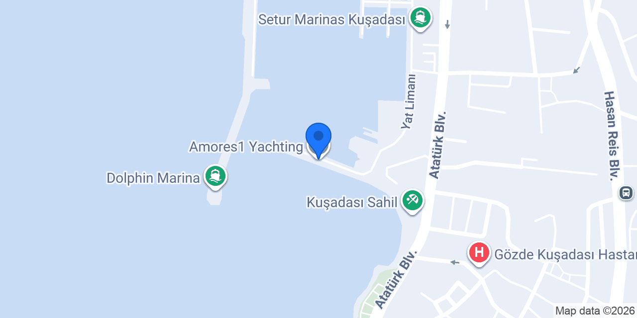 Amores1 Yachting konumu