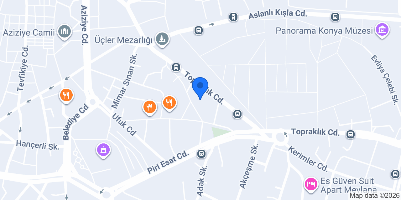 Topraklık Cd. No:50 Parking konumu