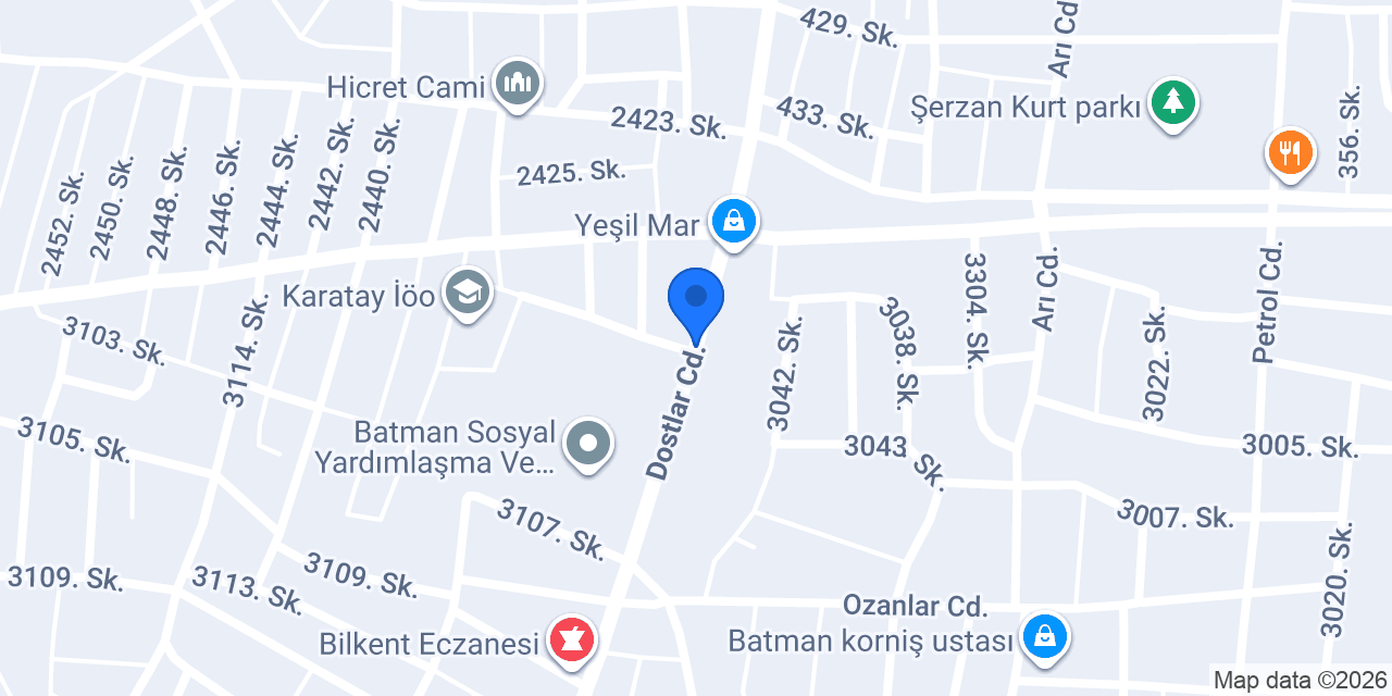 Şam Kuyumculuk konumu