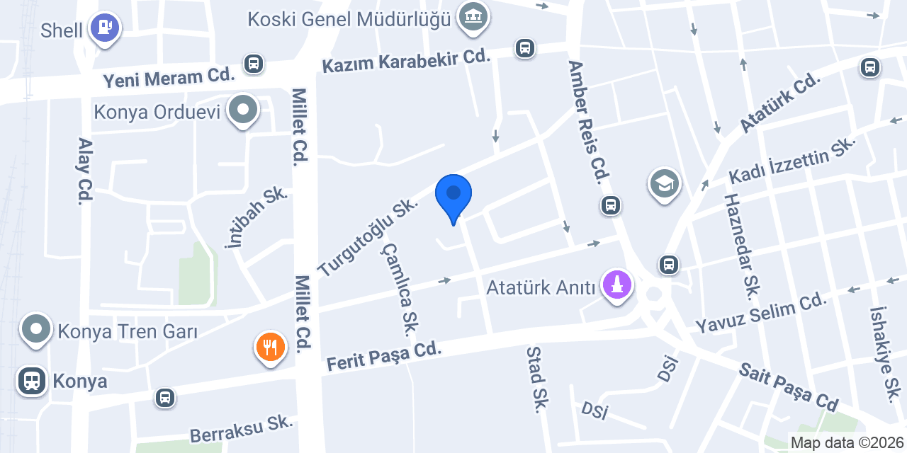 Park Mahal Konutları konumu