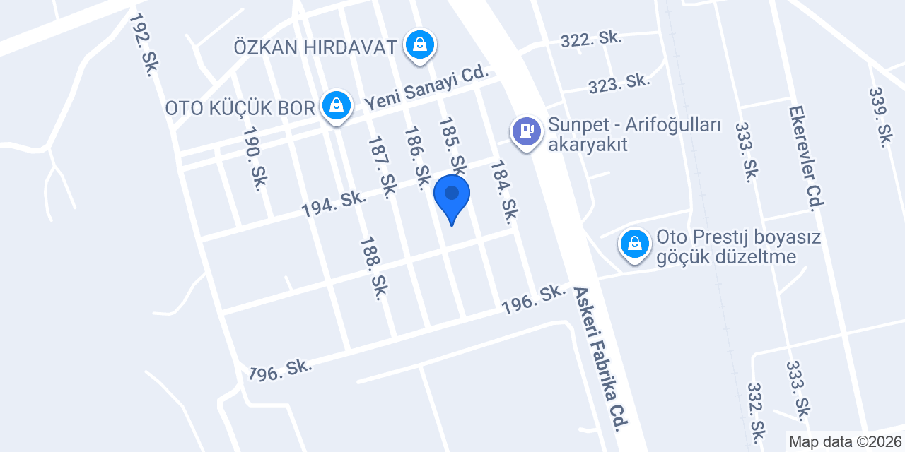 Carringo Özgür Servis konumu