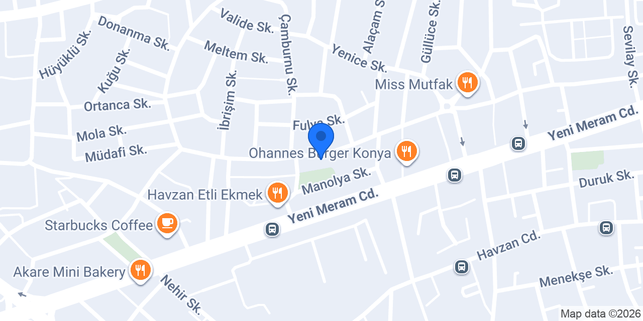 Milklaç Konya Meram konumu