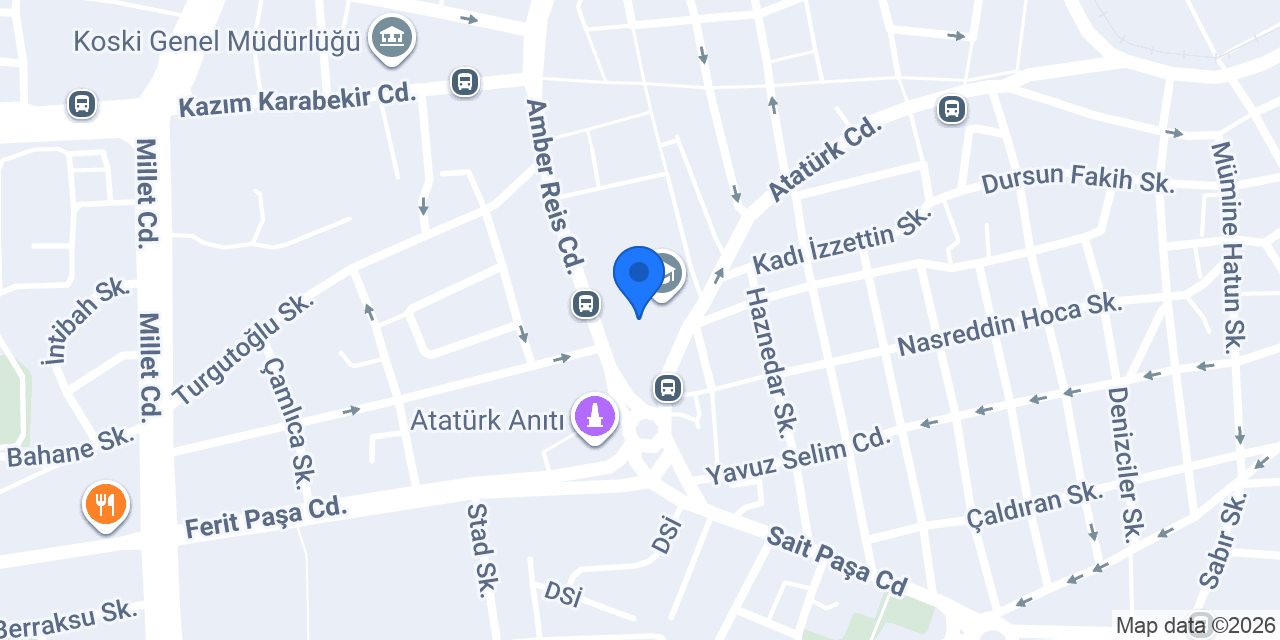 Seydişehir Maraş Dondurma konumu