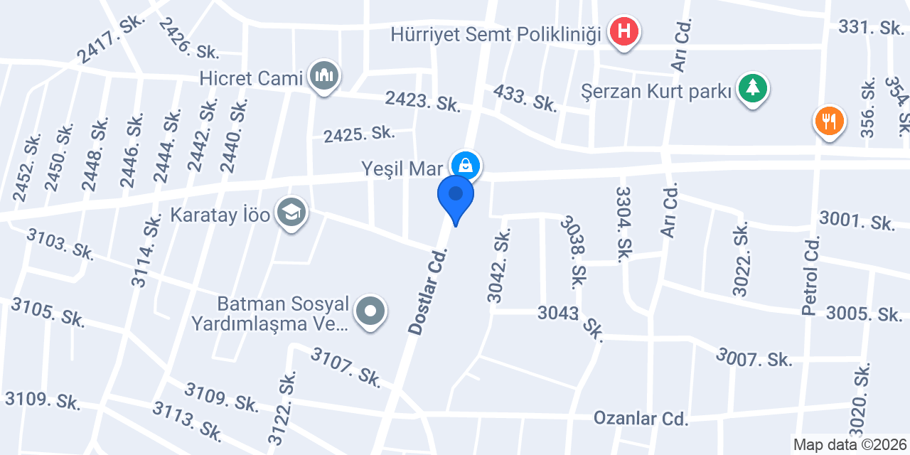 Coiffuer nuri konumu