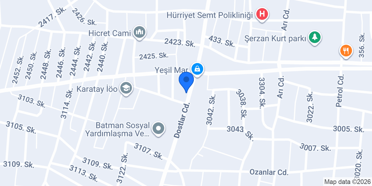 Dyo bayisi konumu