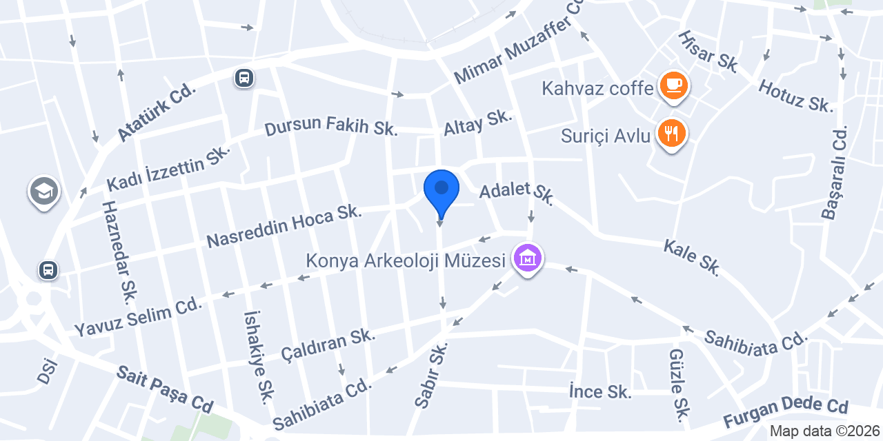 Konyurt Emlak İnş. Danışmanlık konumu