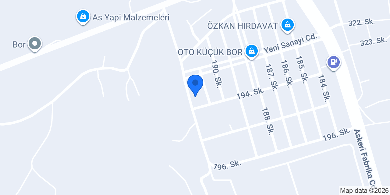 ÇALHAN TOPTAN PERAKENDE konumu