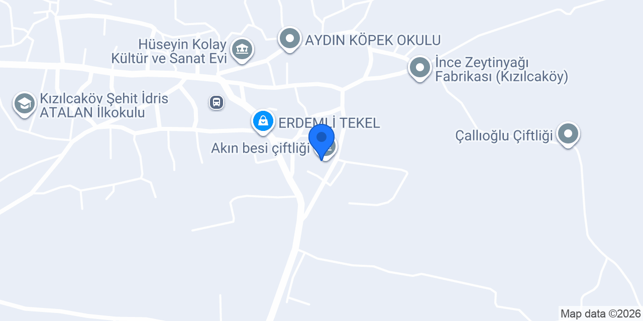 Akın besi çiftliği konumu