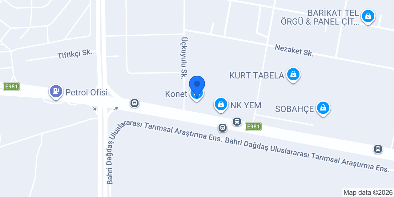 Konet konumu