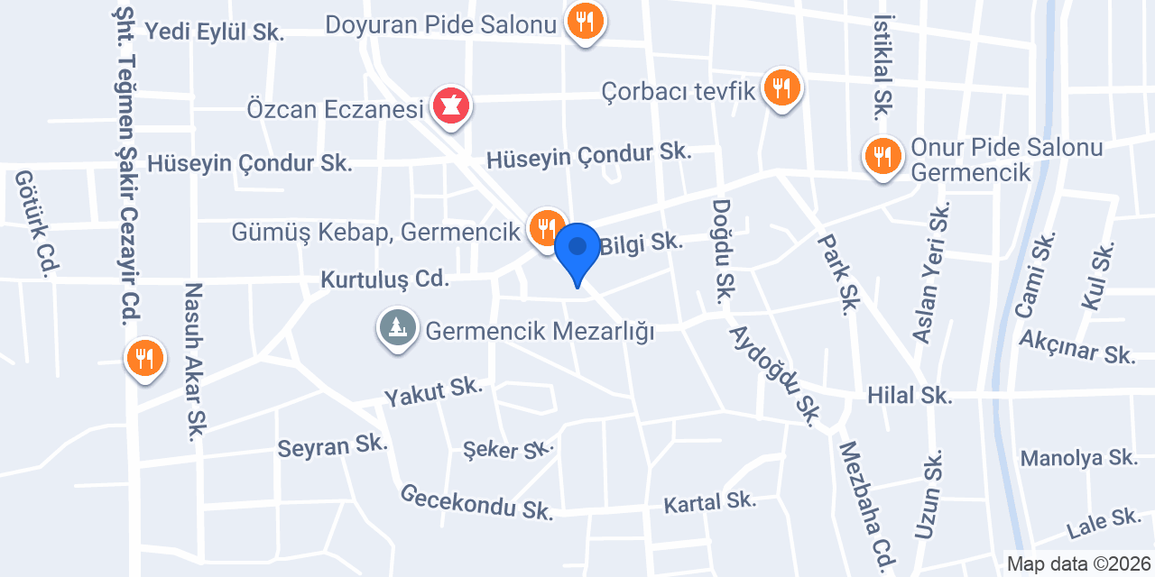 İNCİ SİGORTA Acenteliği Ltd. Şti.Germencik Şubesi konumu