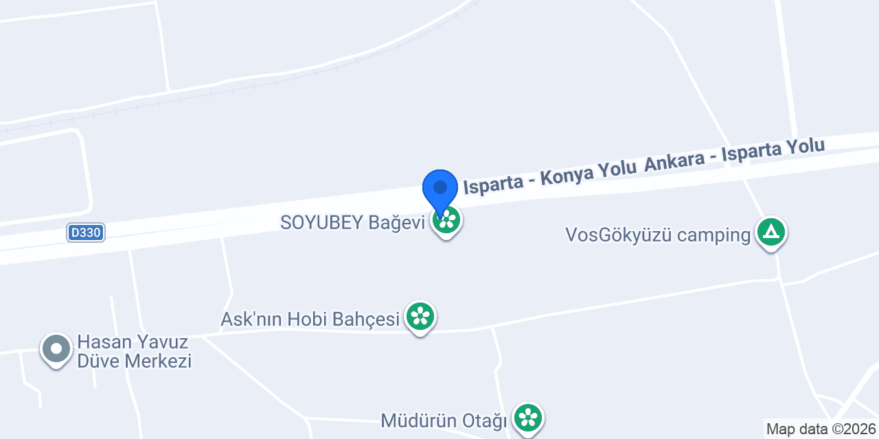 SOYUBEY Bağevi konumu