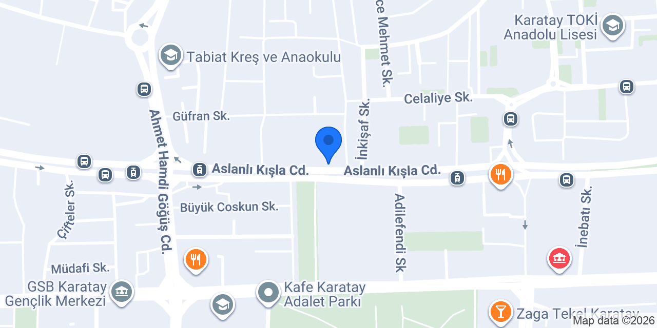 CADDE Eczanesi konumu