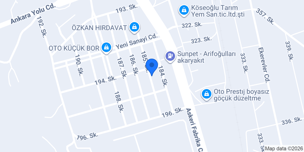 Tek Alüminyum Cam Balkon konumu