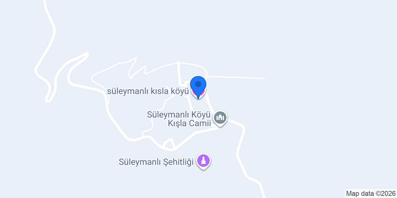 süleymanlı kısla köyü konumu