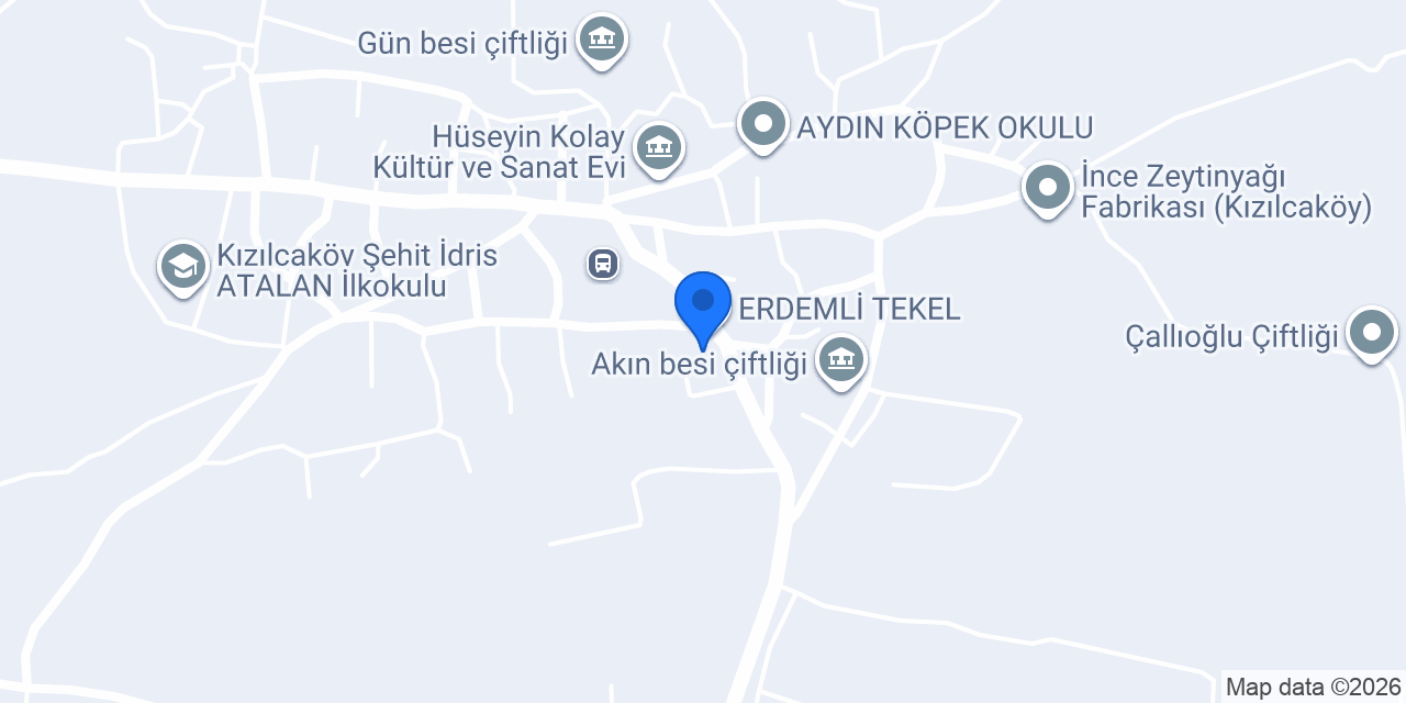 ERDEMLİ TEKEL konumu