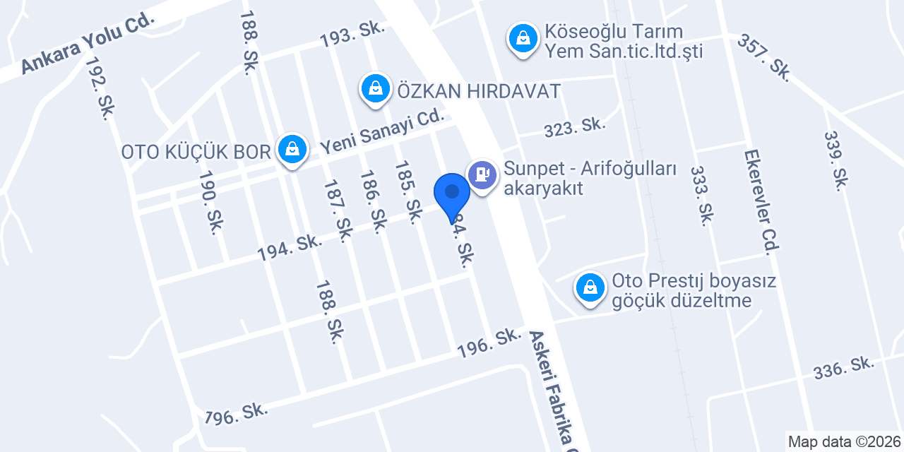 Ballılar Un Fabr. konumu