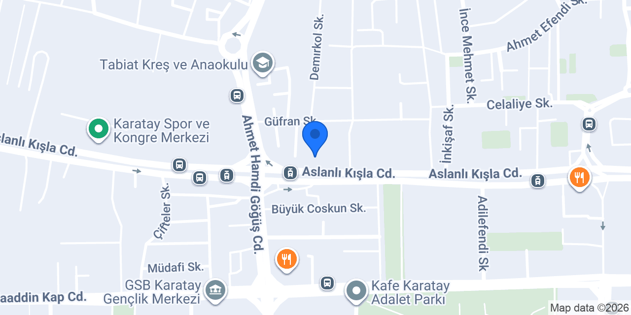 Konya Dondurma Balbadem konumu