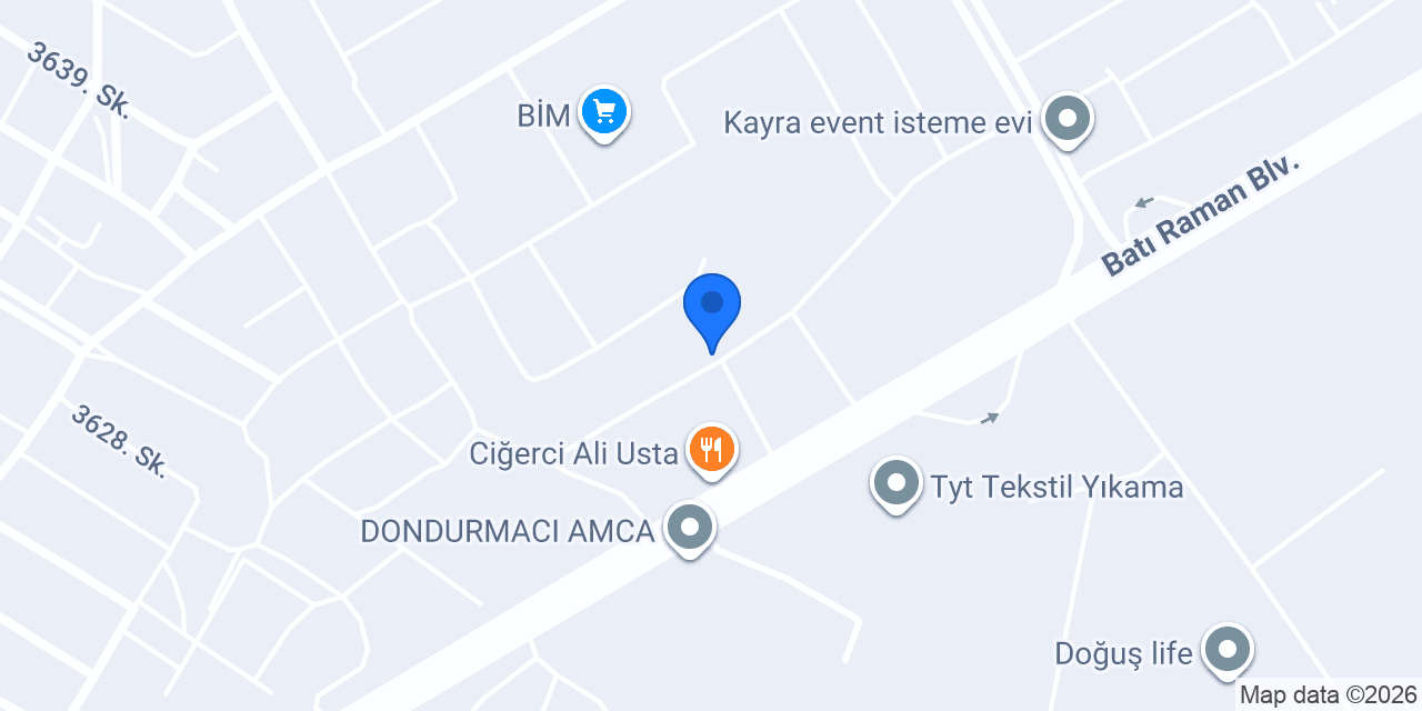 Ekin Çelik Kapı Fabrikası konumu