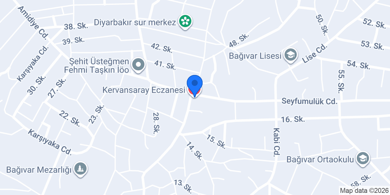 İnci Eczanesi konumu