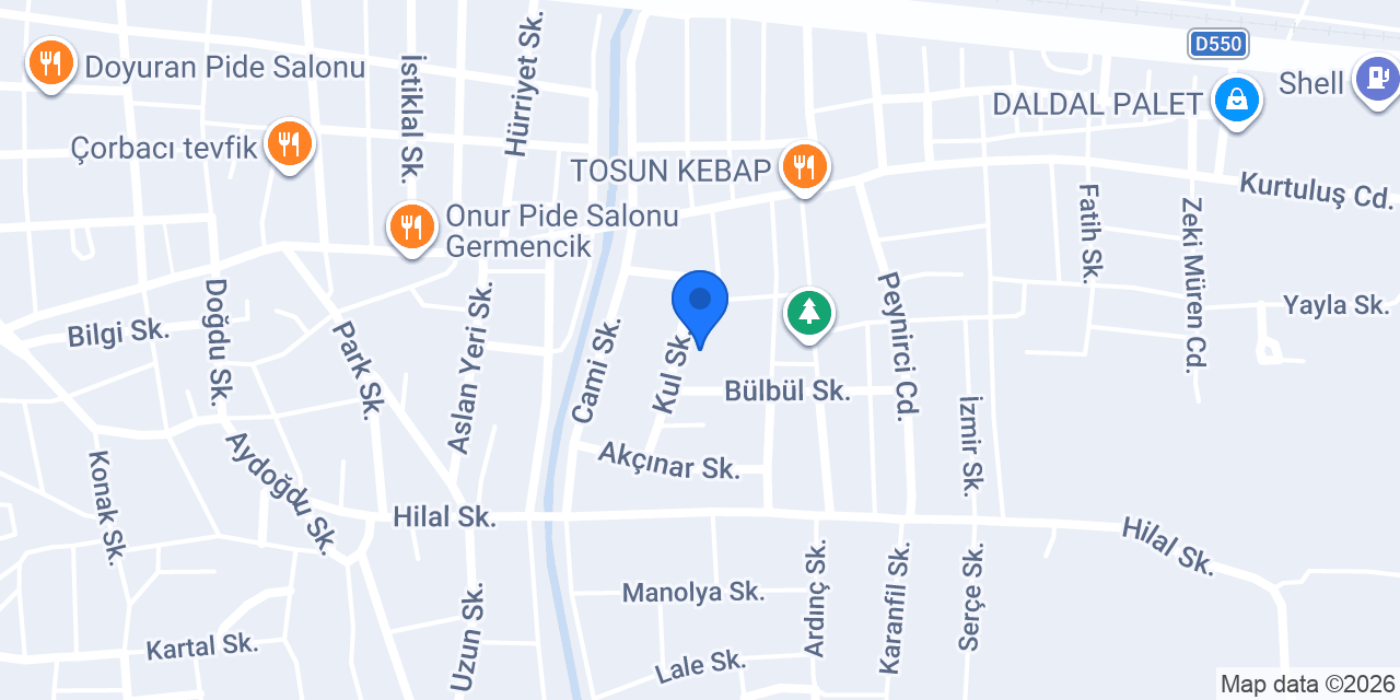 Germencik Hürriyet İlkokulu konumu