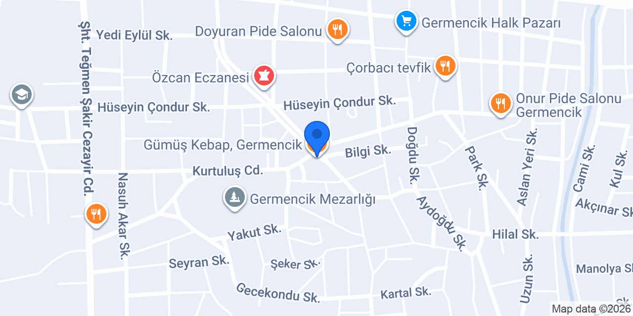 Gümüş Kebap, Germencik konumu