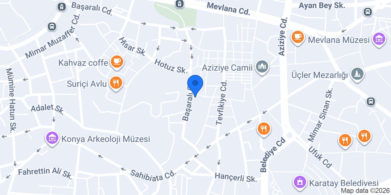 Konya Kitapçılık konumu
