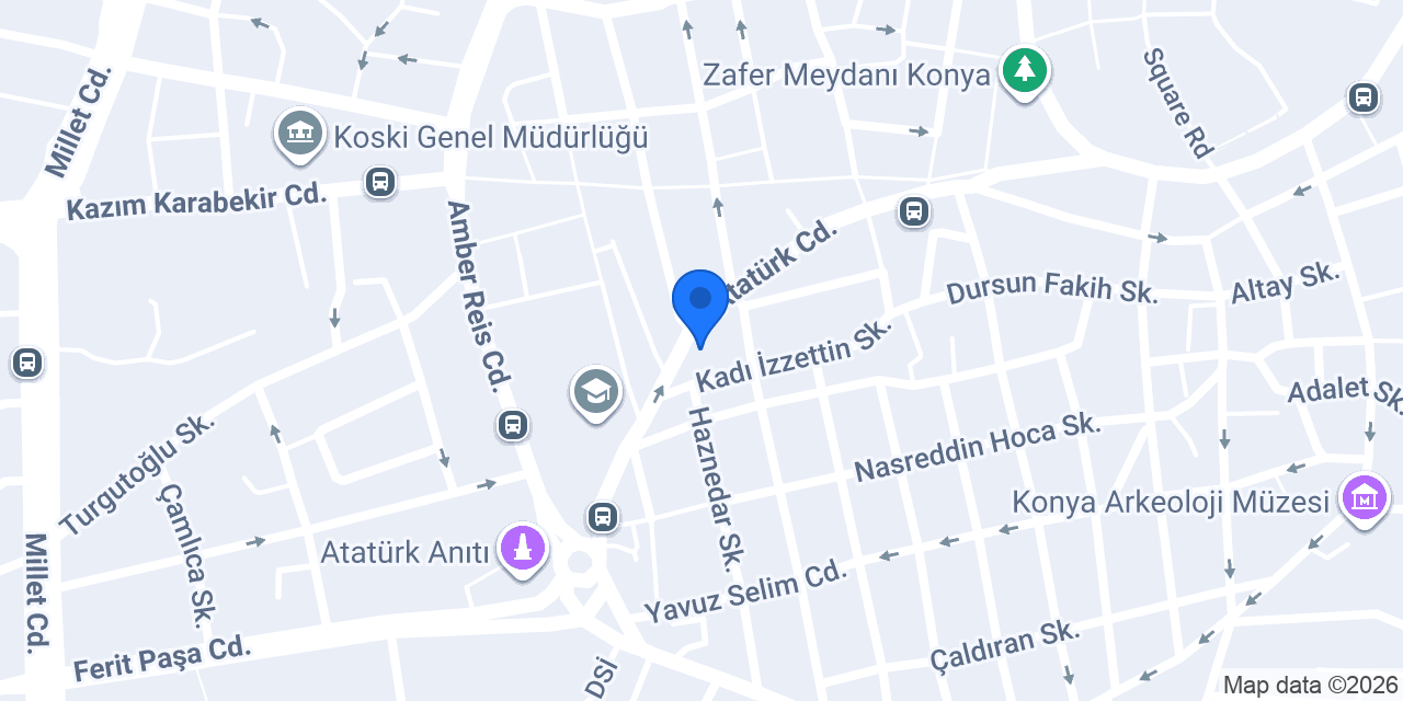 Can Kardeşler Unlu Mamülleri KONYA konumu