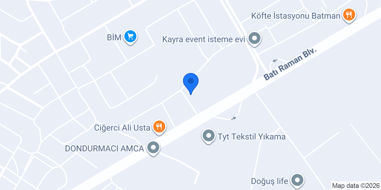 BATMAN MAT TENTE konumu