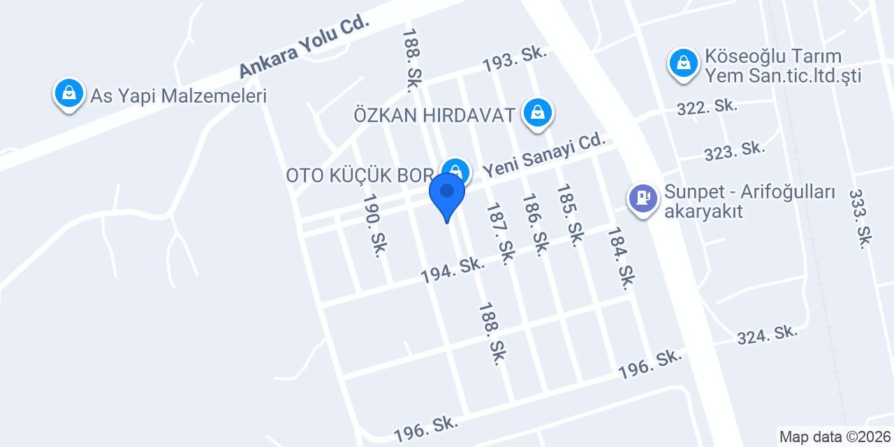 PT LASTİK-Ceylan Oto Lastik konumu