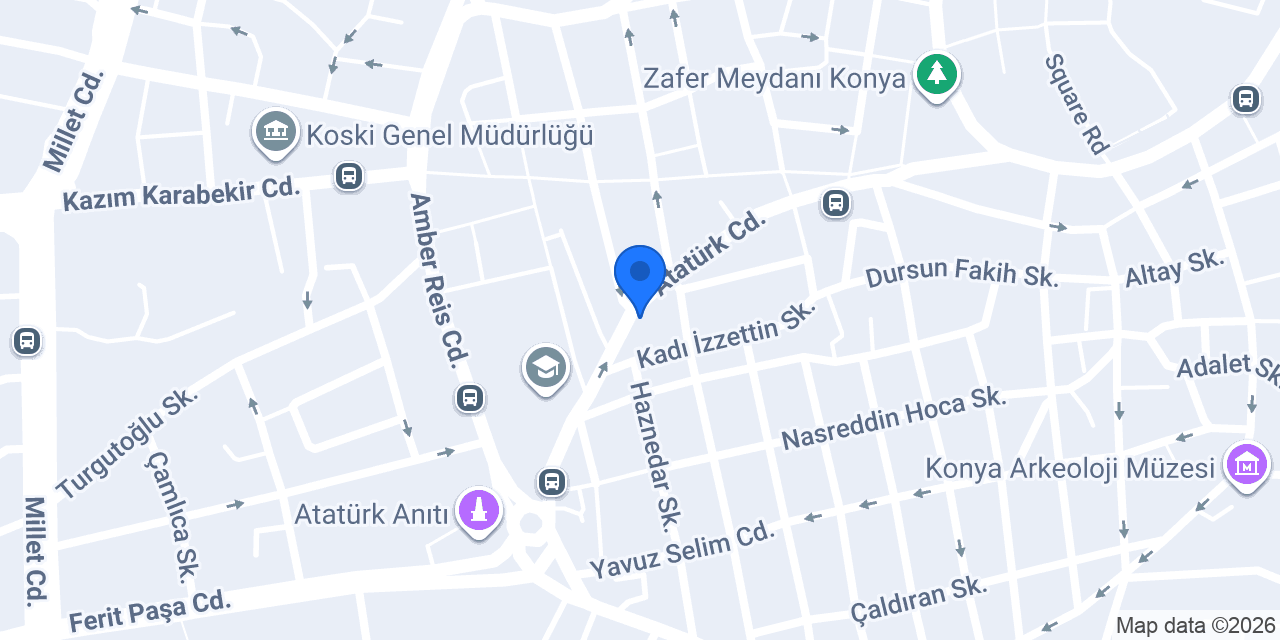 ÖZÇAĞLAR Pastaneleri konumu