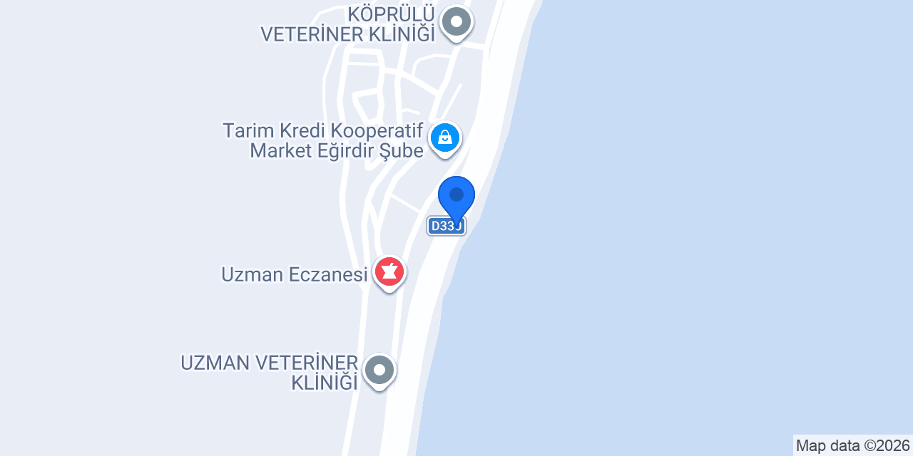 Demirer Veteriner Kliniği konumu