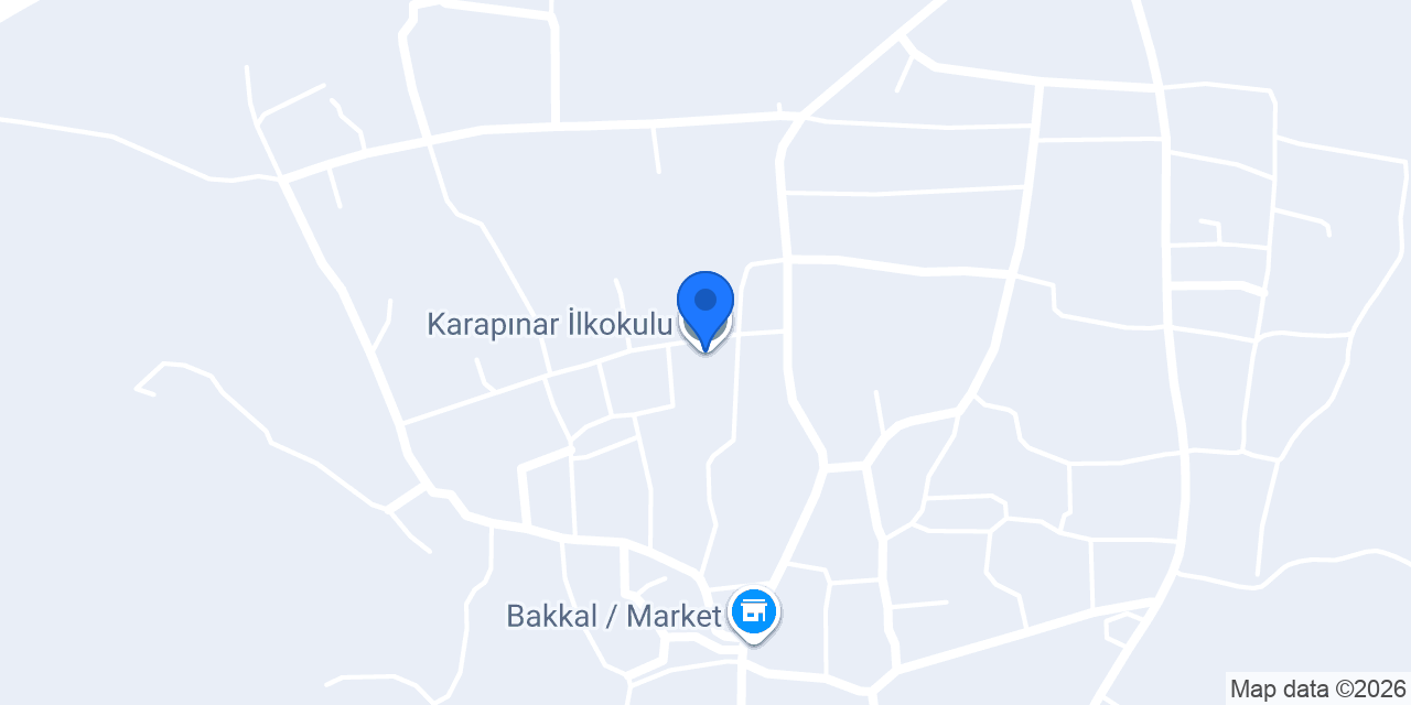 Karapınar İlkokulu konumu