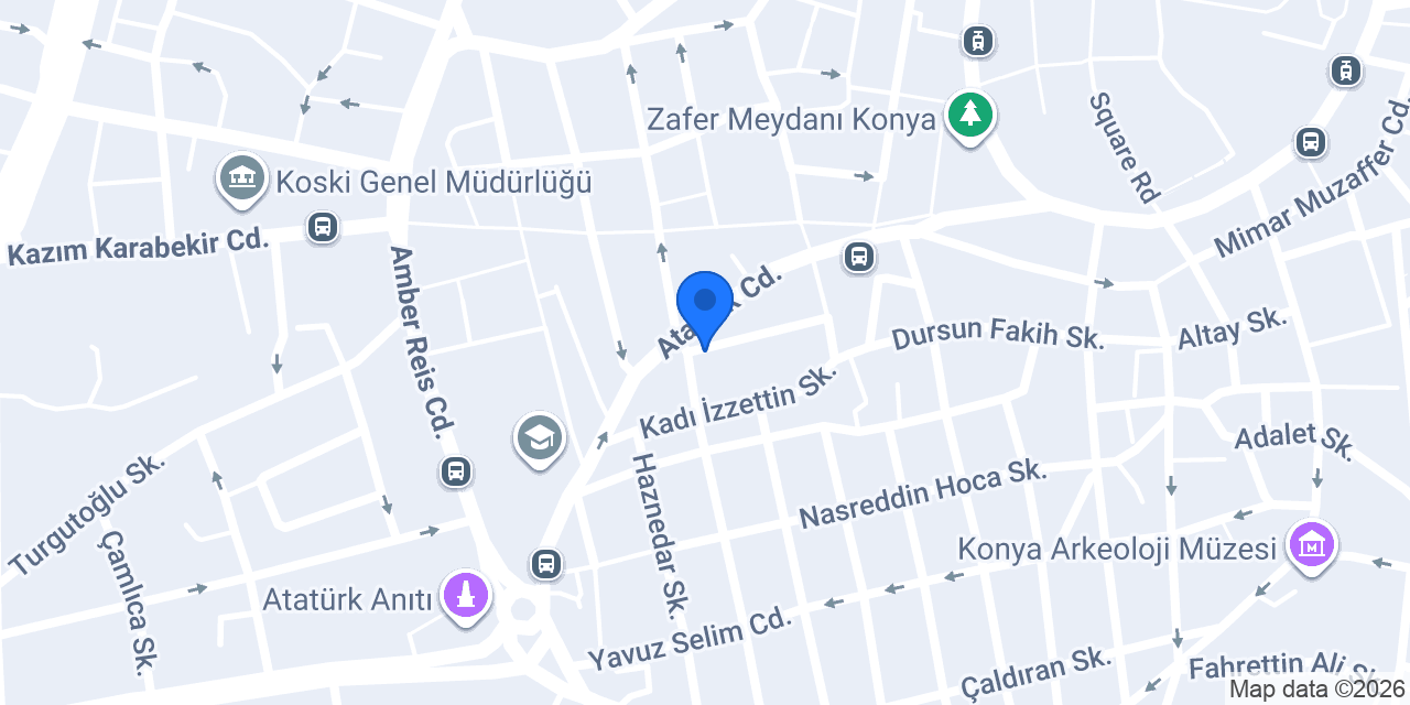 Özkan Optik Lens konumu