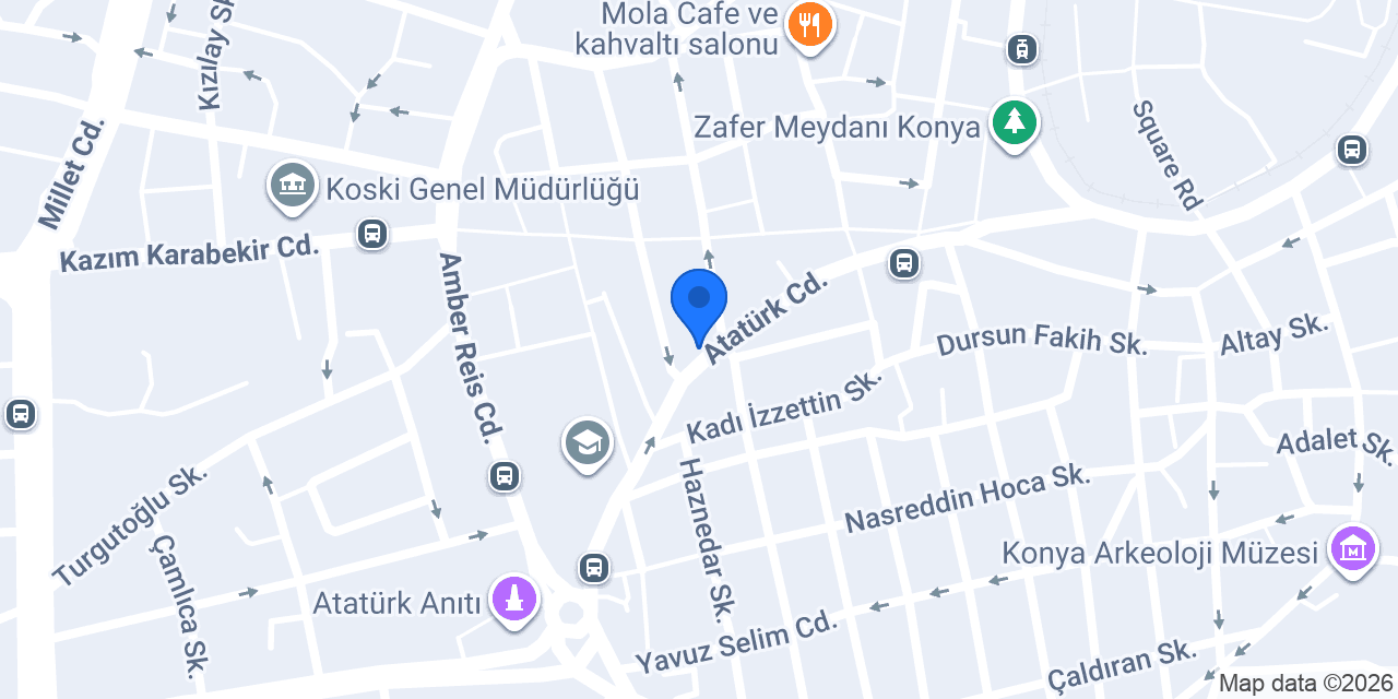 Yetiş Kırtasiye konumu