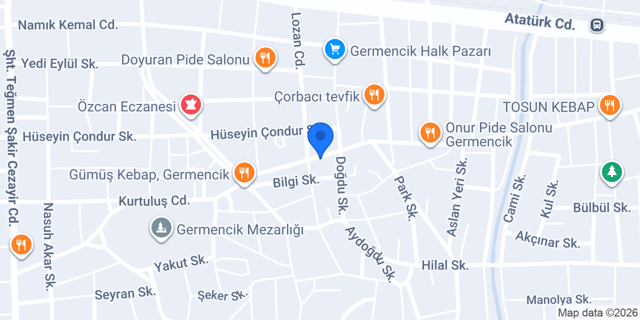 Birtat Lokantası konumu