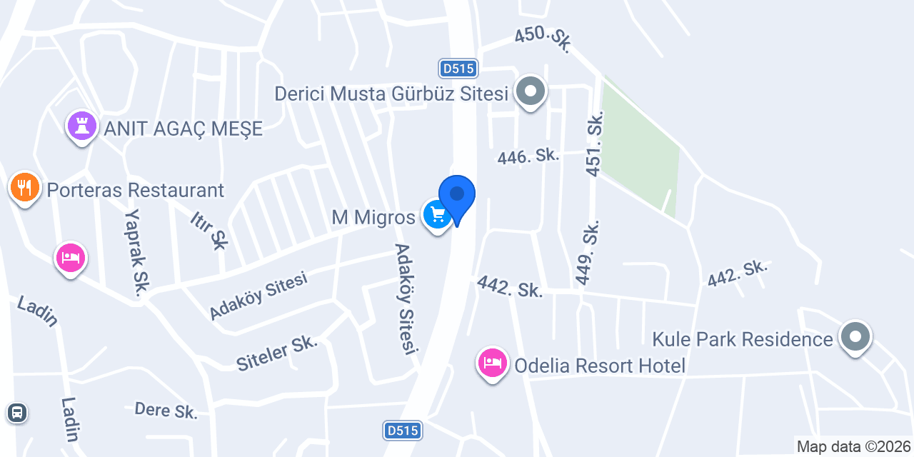 Diş Hekimi Tülay Kaya konumu