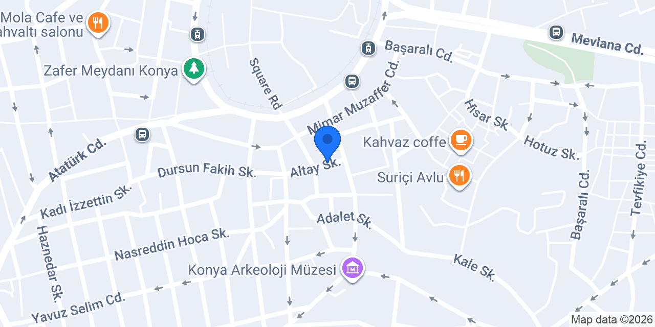 Yurtiçi Kargo Meram konumu