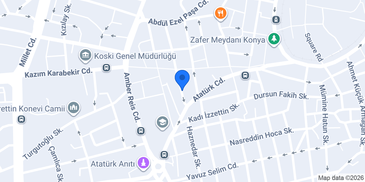 YDS Academy Konya Şubesi konumu