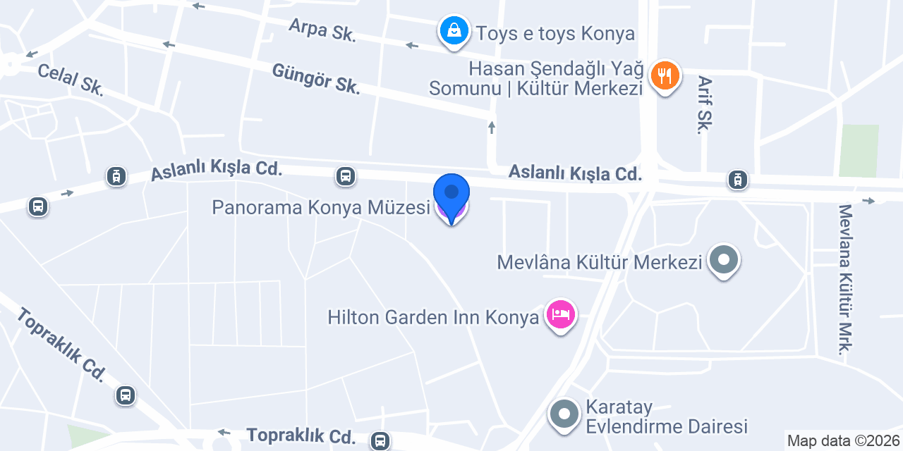 Panorama Konya Müzesi konumu