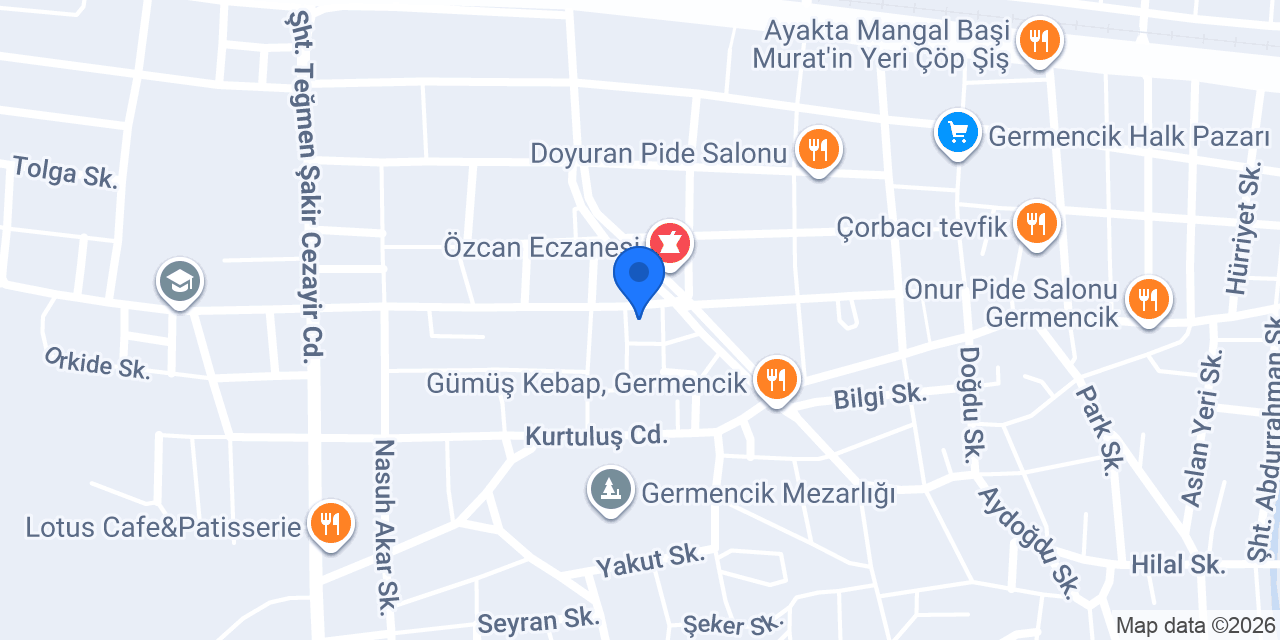 Germencik İlçe Sağlık Müdürlüğü konumu