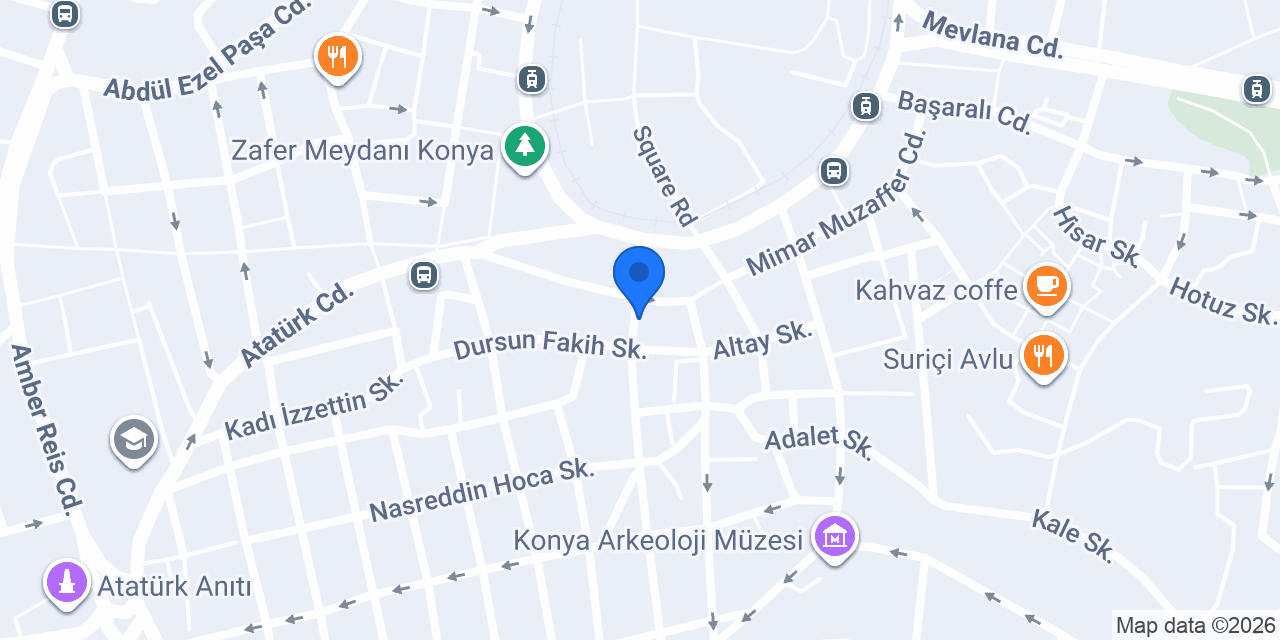 Çınar Sürücü Kursu konumu