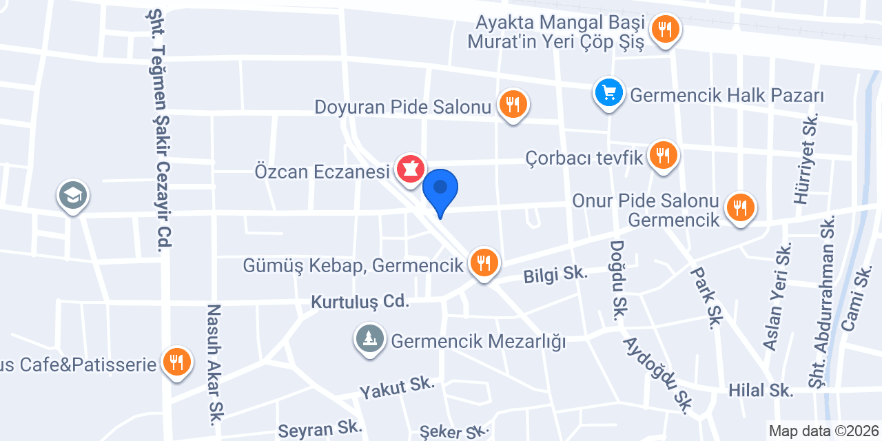 ZENCİRCİ ECZANESİ konumu