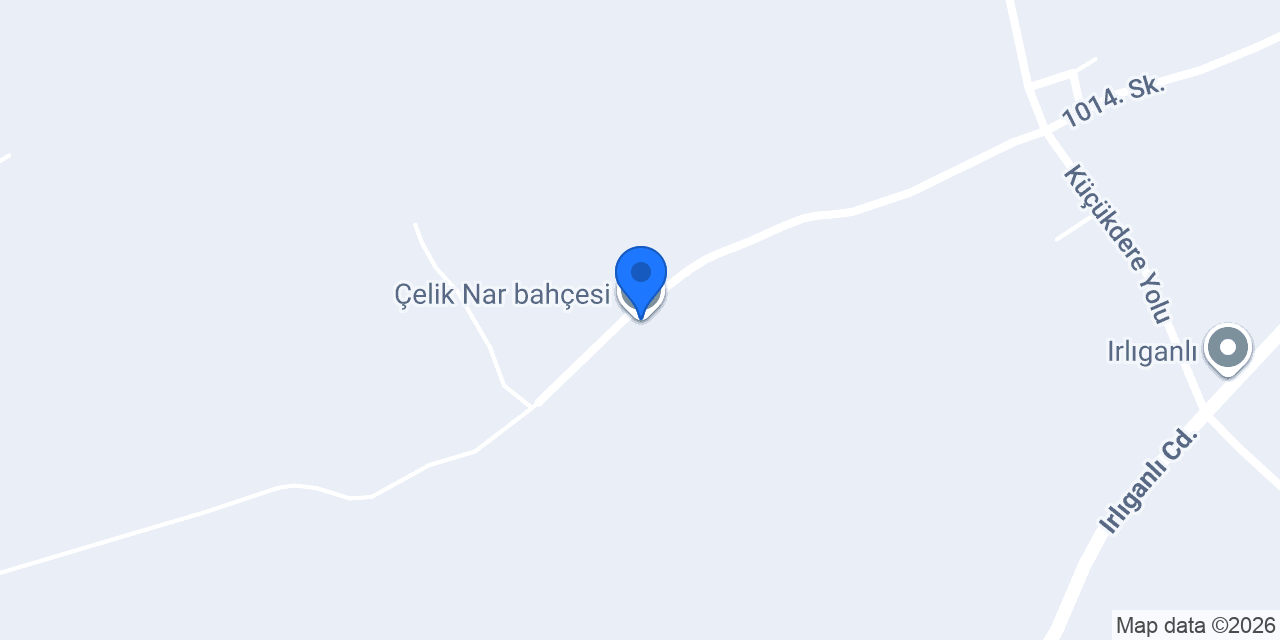 Çelik Nar bahçesi konumu
