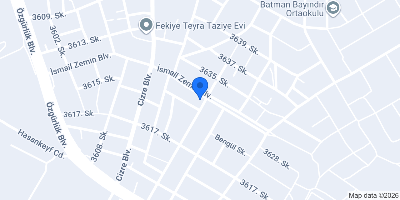 Yunay sıhhi tesisat konumu