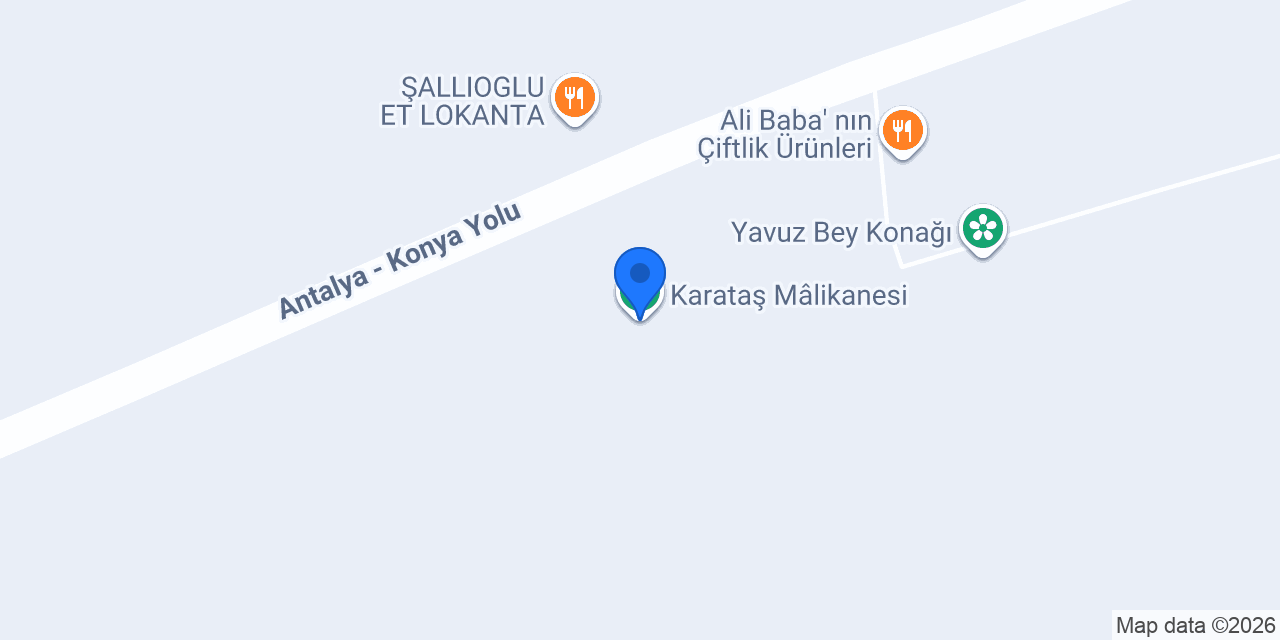 Karataş Mâlikanesi konumu