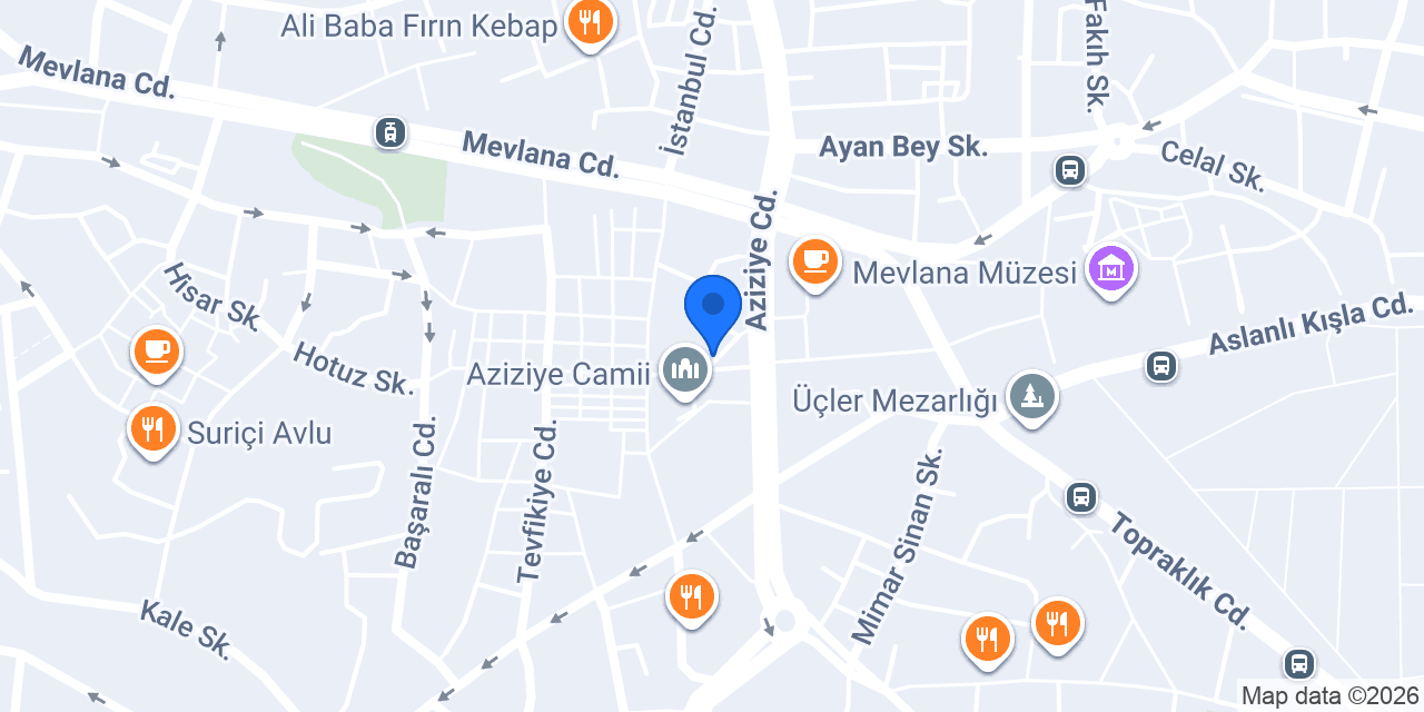 Köfteci Nevzat Usta konumu
