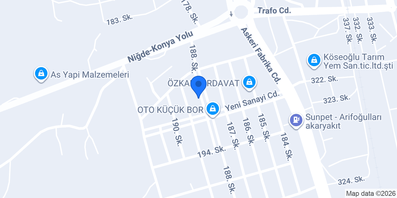 Borem Hirdavat - Metal - Yapı teknik Ticaret Ltd. Şti. konumu
