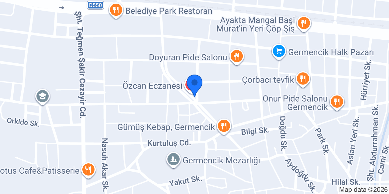 Yılmaz Eczanesi konumu