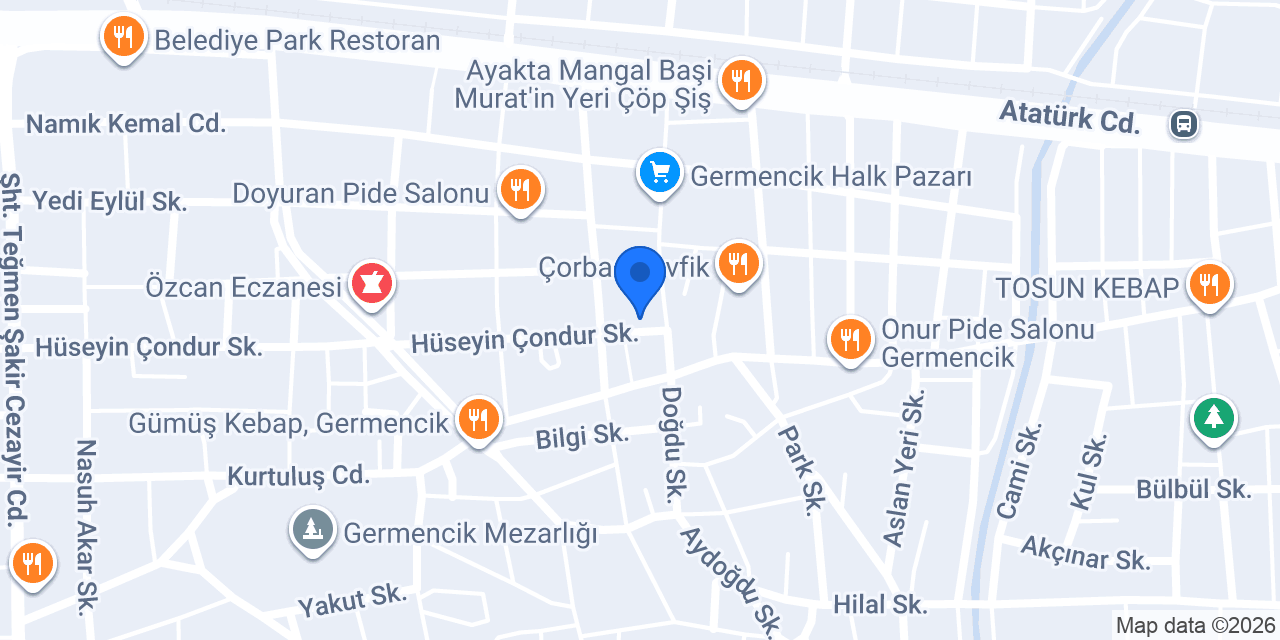 İnci Mobilya konumu